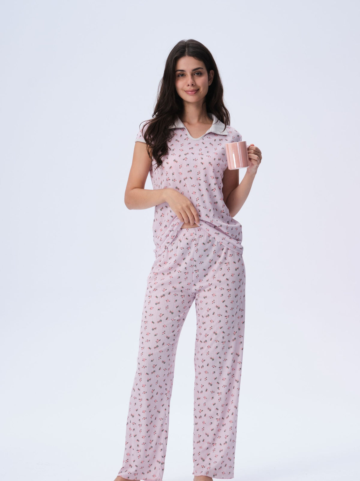 بيجامة نسائية - قطعتين (3XL-6XL)