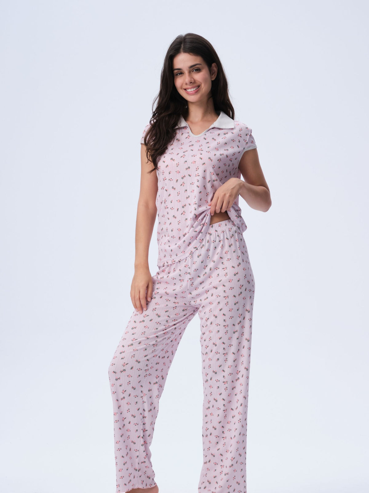 بيجامة نسائية - قطعتين (M-2XL)