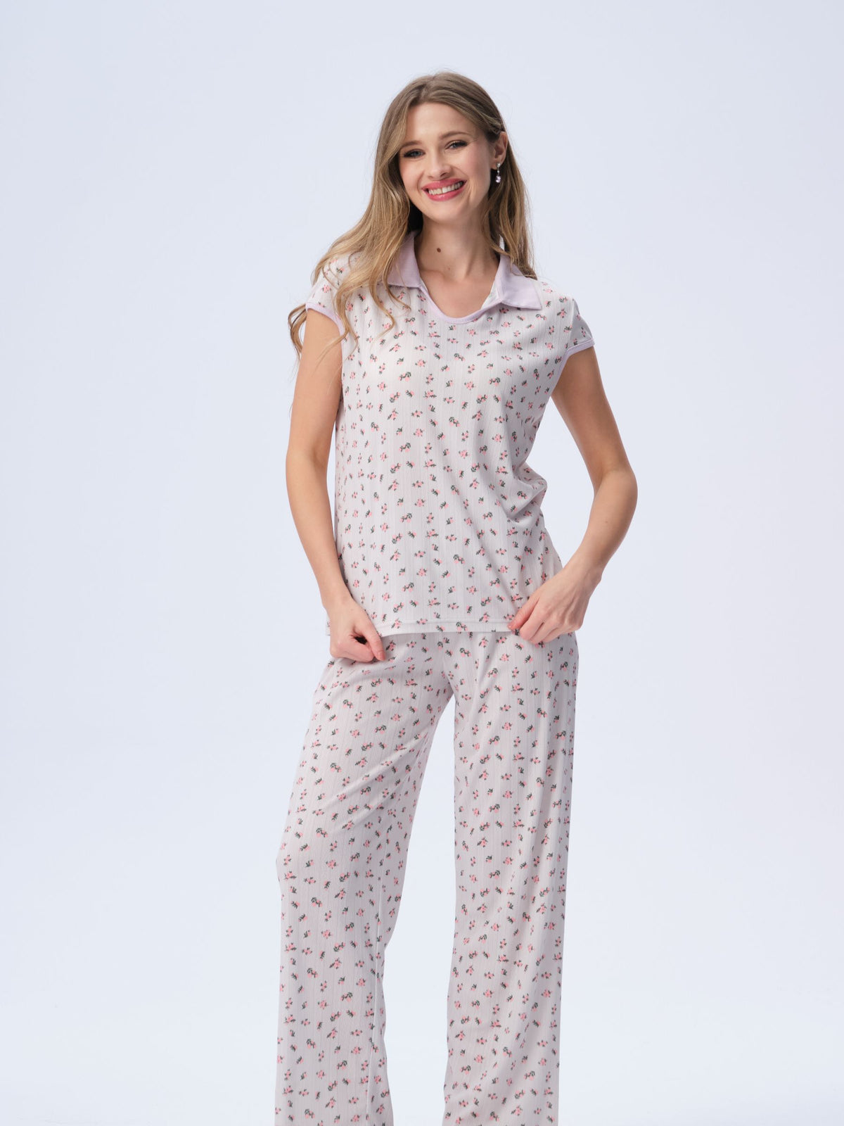 بيجامة نسائية - قطعتين (3XL-6XL)