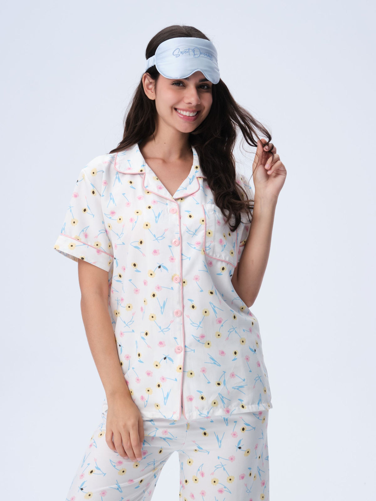 بيجامة نسائية - قطعتين (M-2XL)