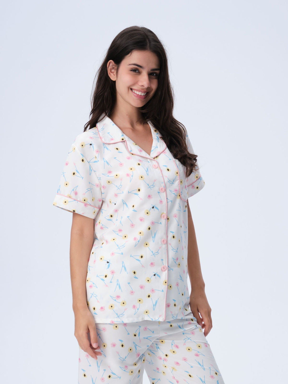 بيجامة نسائية - قطعتين (M-2XL)