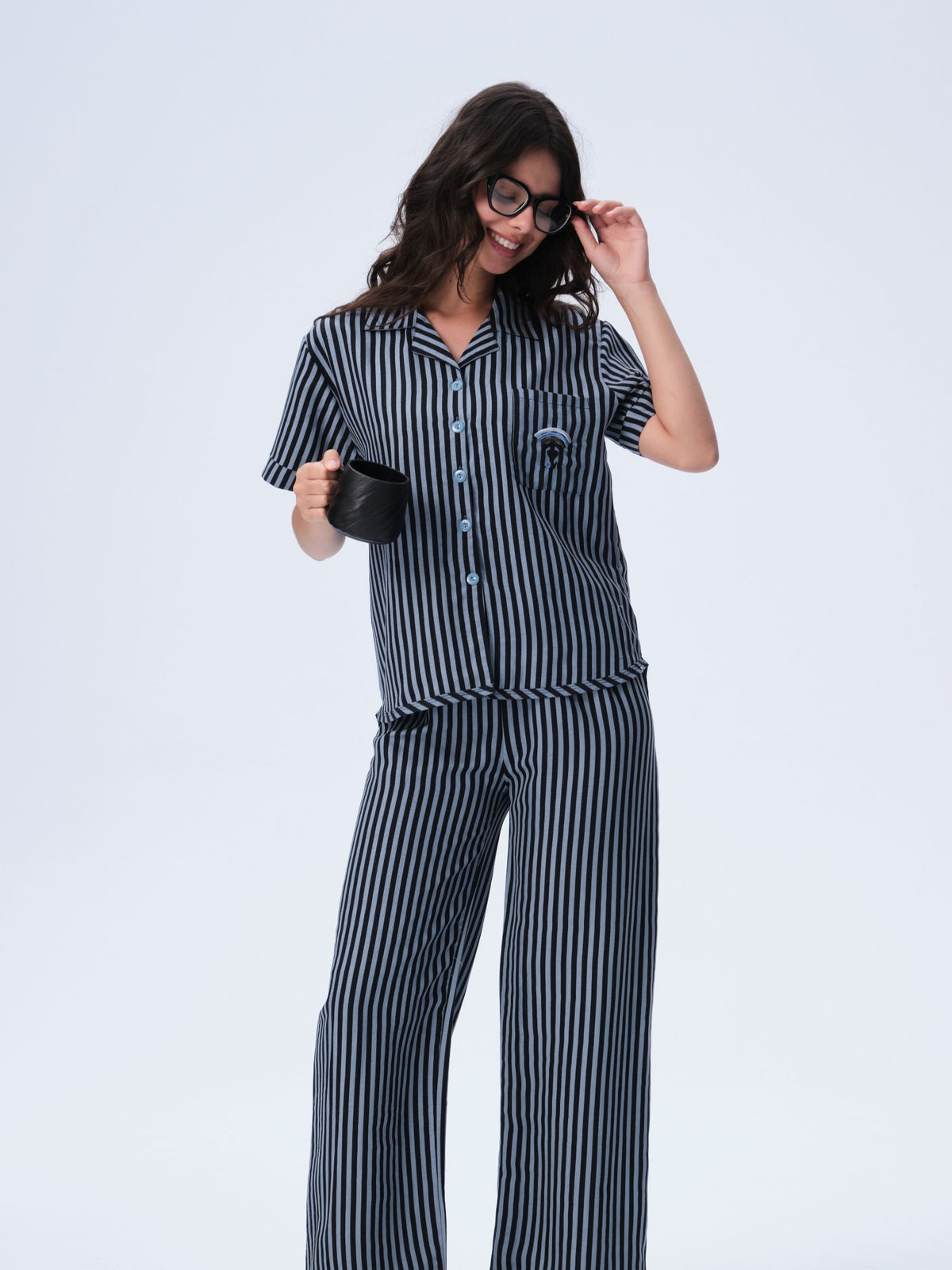 بيجامة نسائية - قطعتين (3XL-6XL)