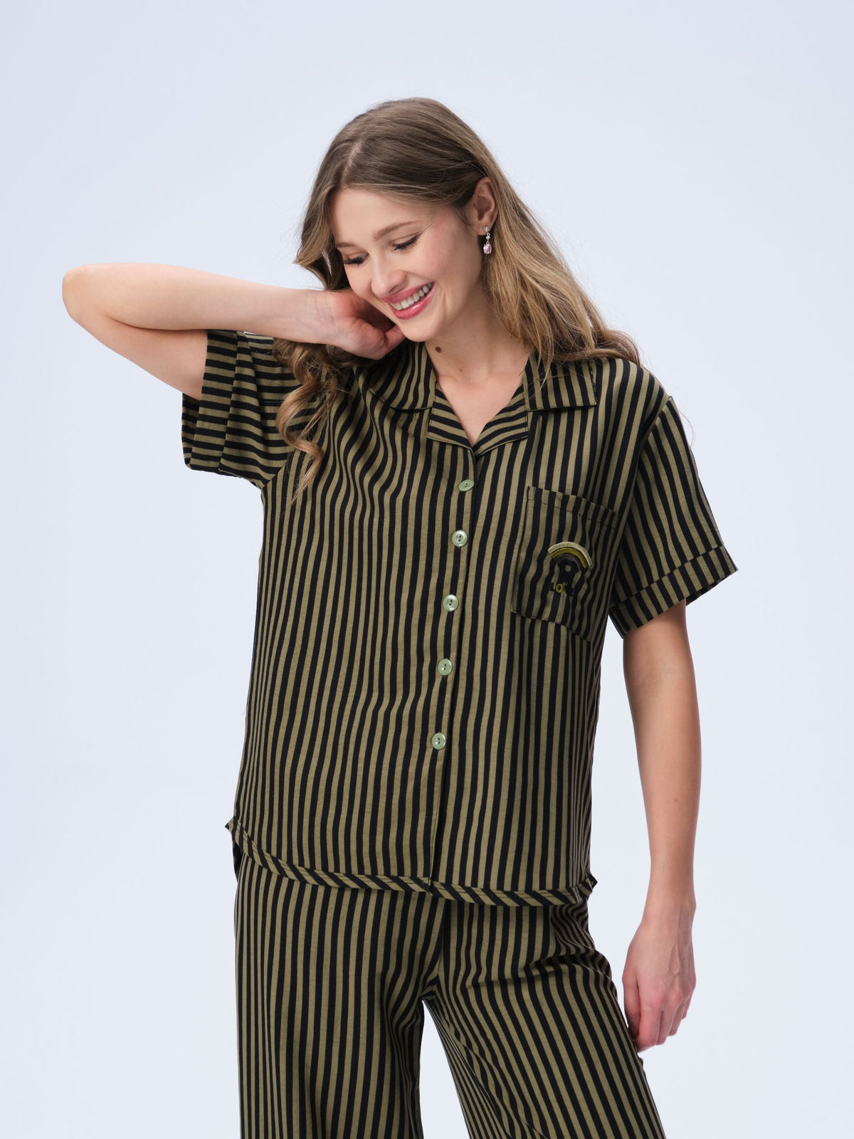 بيجامة نسائية - قطعتين (3XL-6XL)