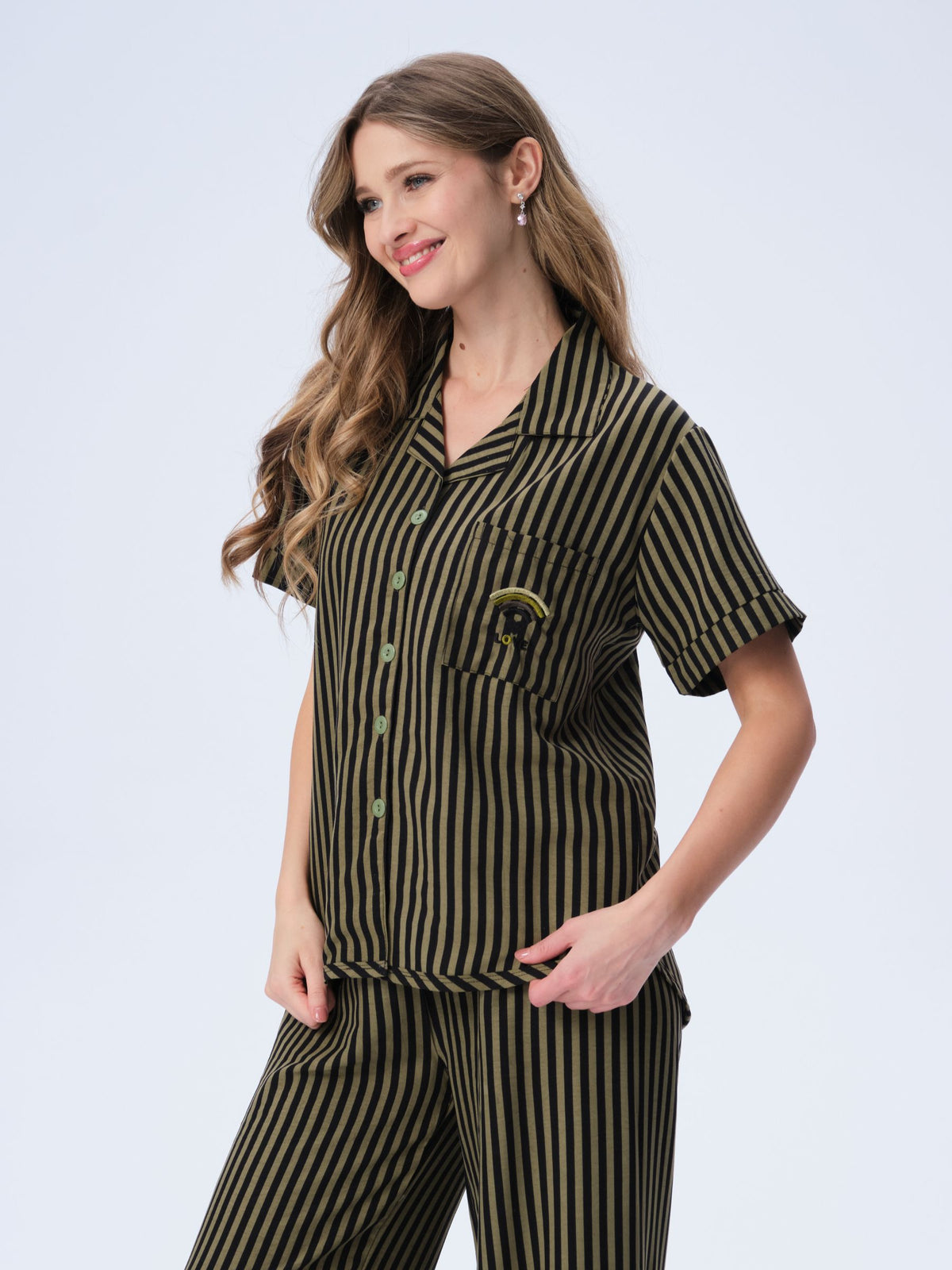 بيجامة نسائية - قطعتين (3XL-6XL)
