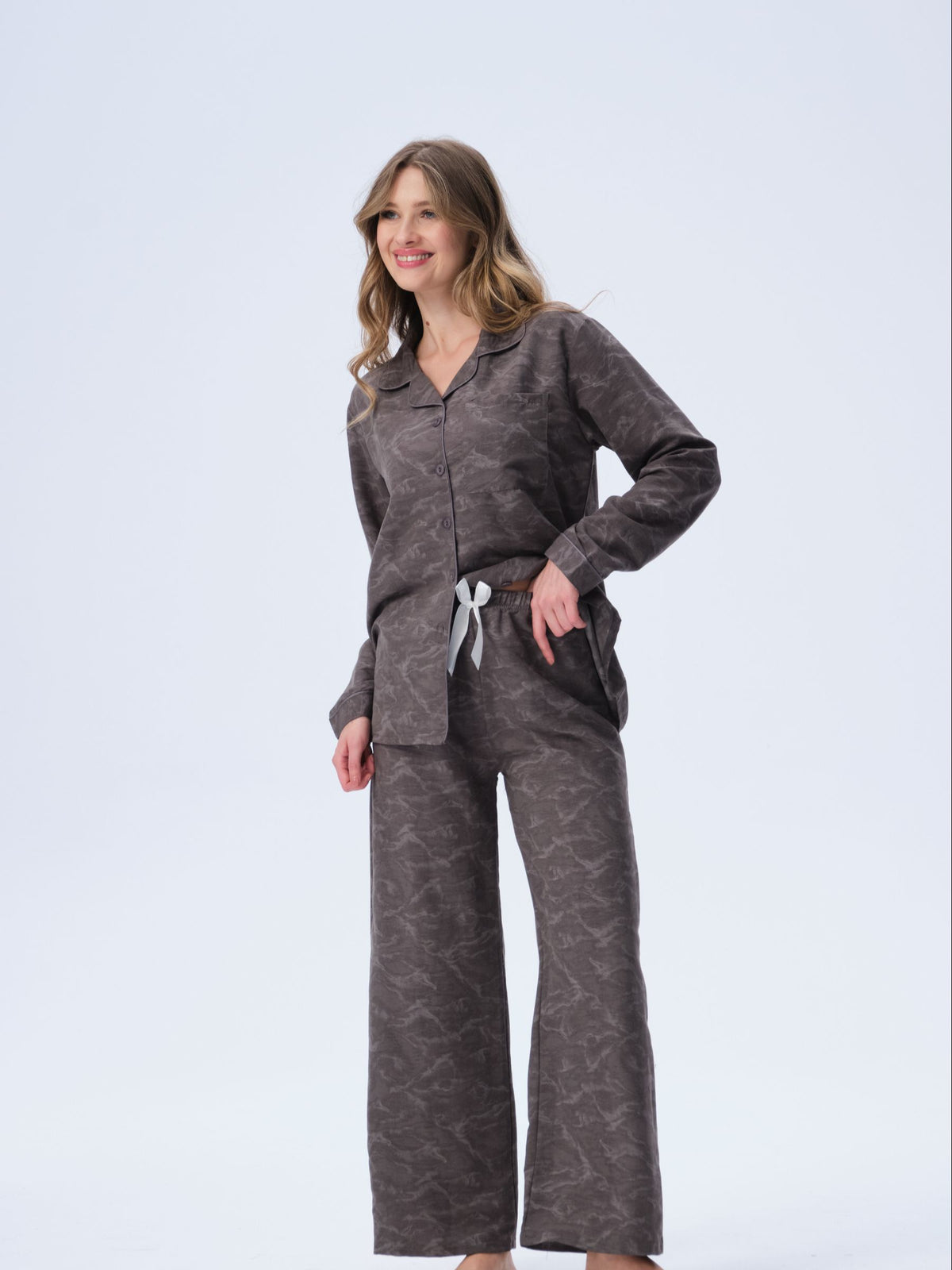 بيجامة نسائية - قطعتين (M-2XL)