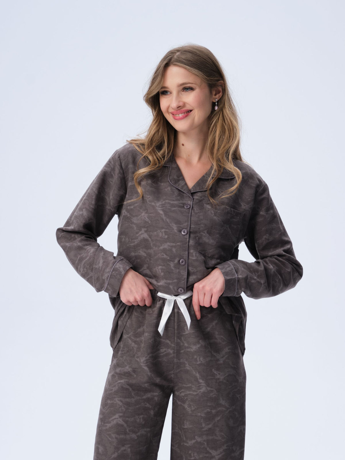 بيجامة نسائية - قطعتين (M-2XL)