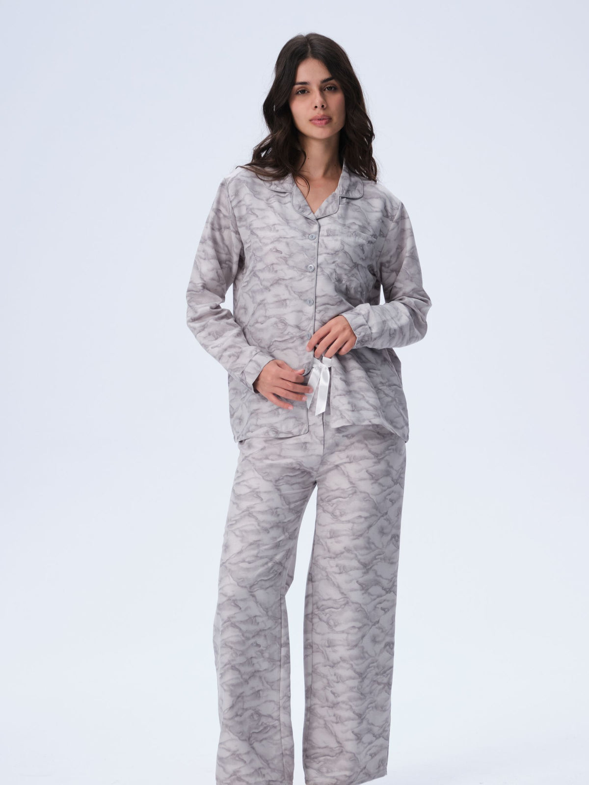 بيجامة نسائية - قطعتين (M-2XL)