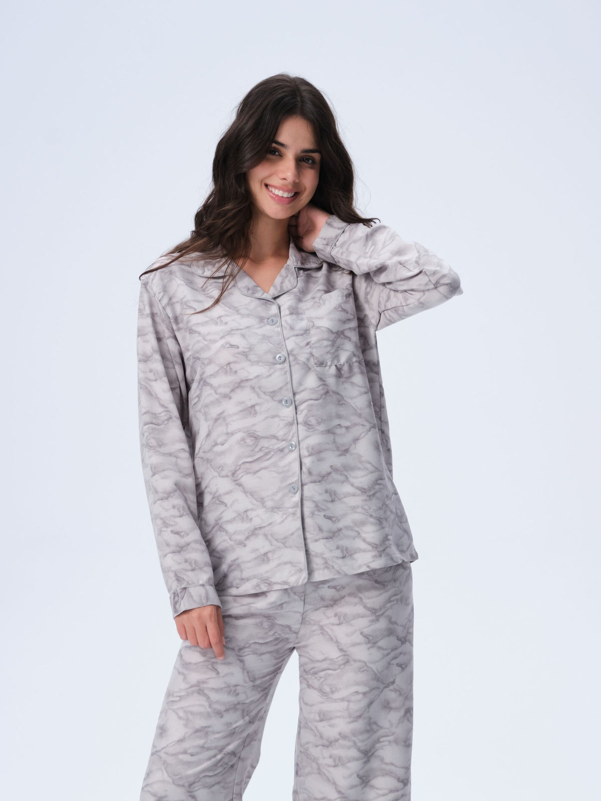 بيجامة نسائية - قطعتين (M-2XL)