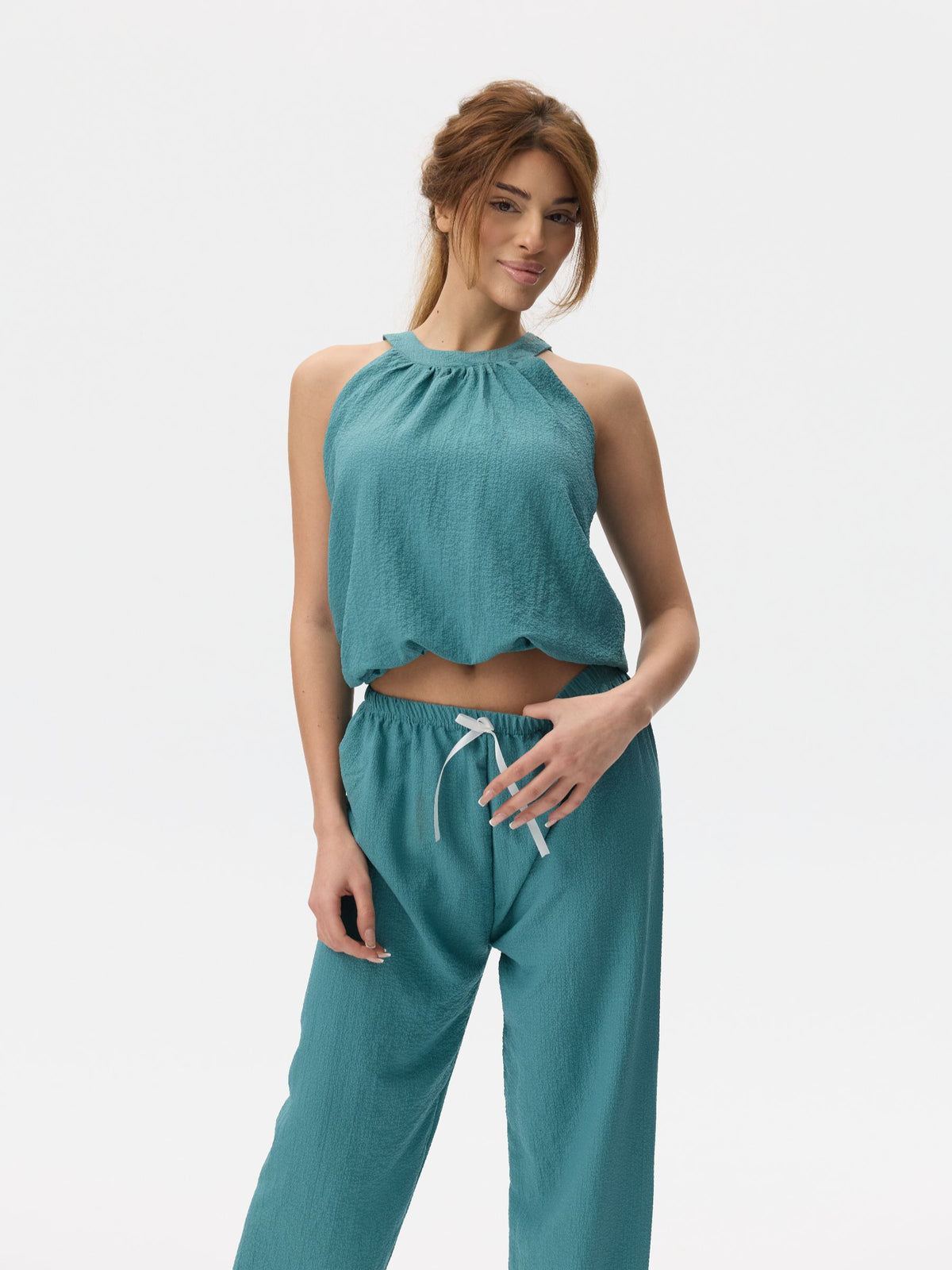 بيجامة نسائية - قطعتين (3XL-6XL)