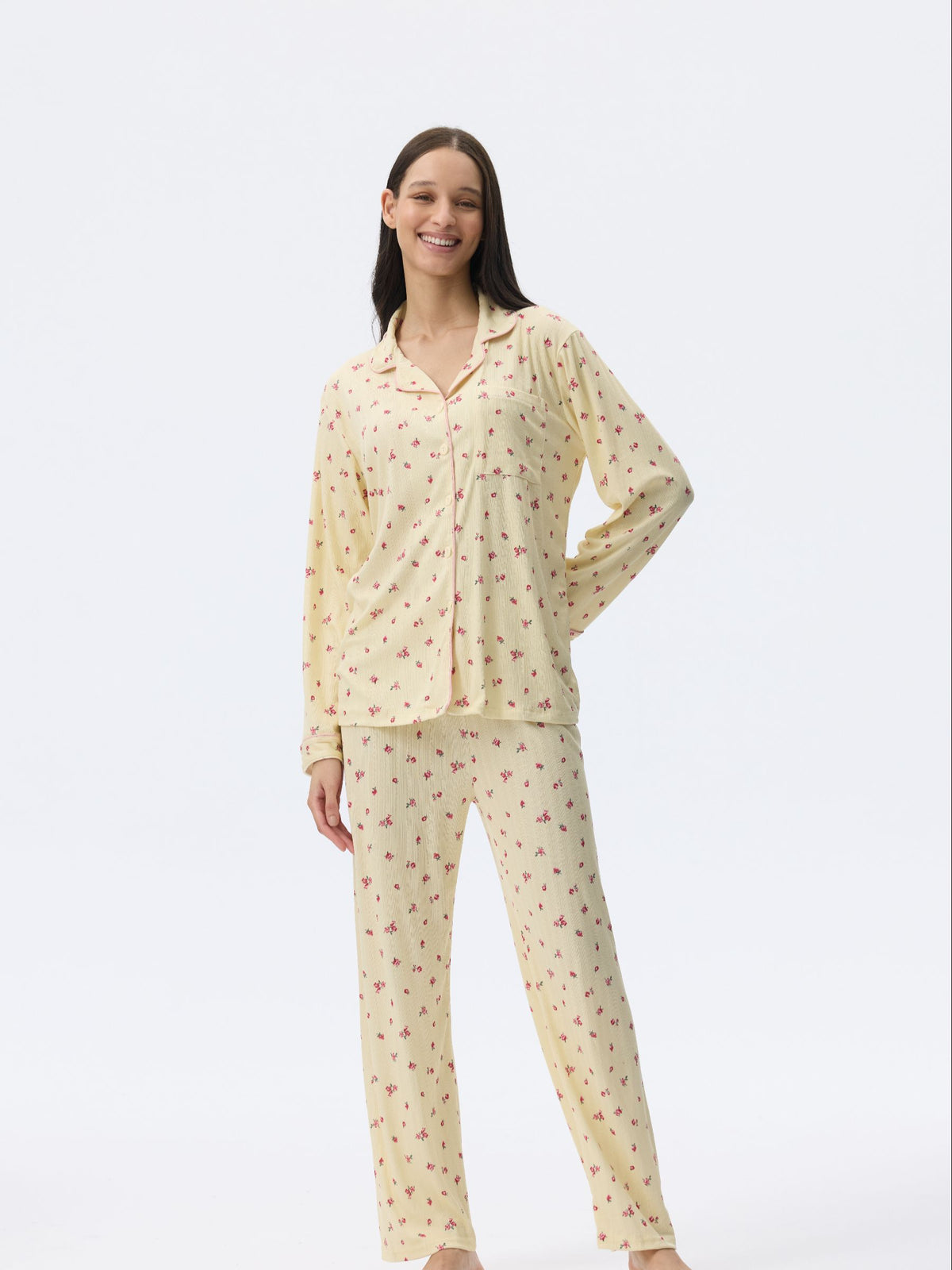 بيجامة نسائية - قطعتين (3XL-6XL)