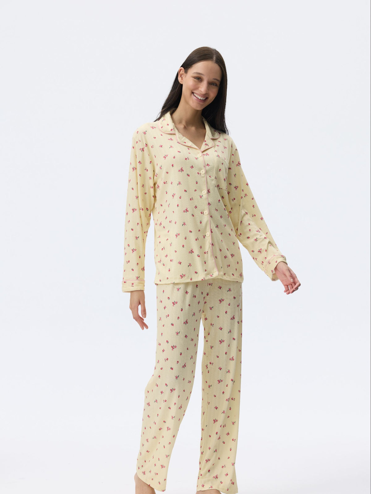 بيجامة نسائية - قطعتين (3XL-6XL)