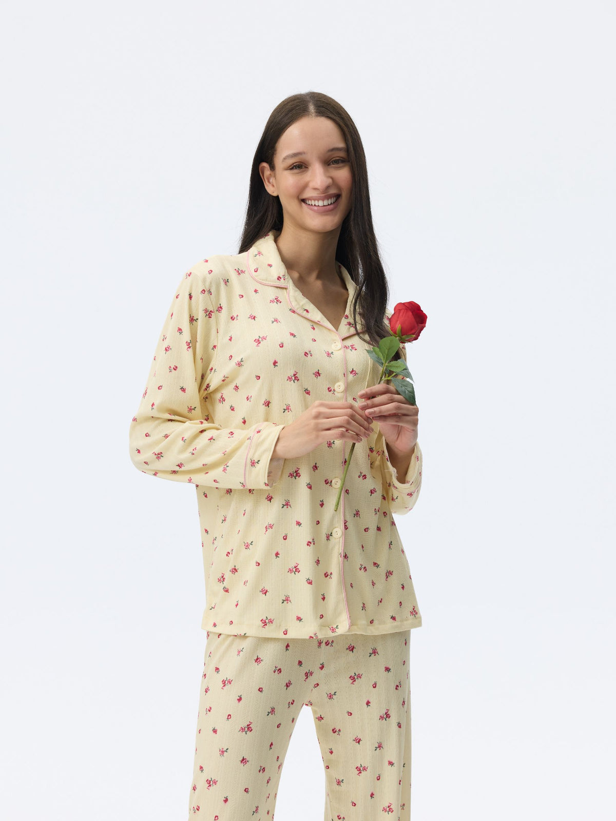 بيجامة نسائية - قطعتين (3XL-6XL)