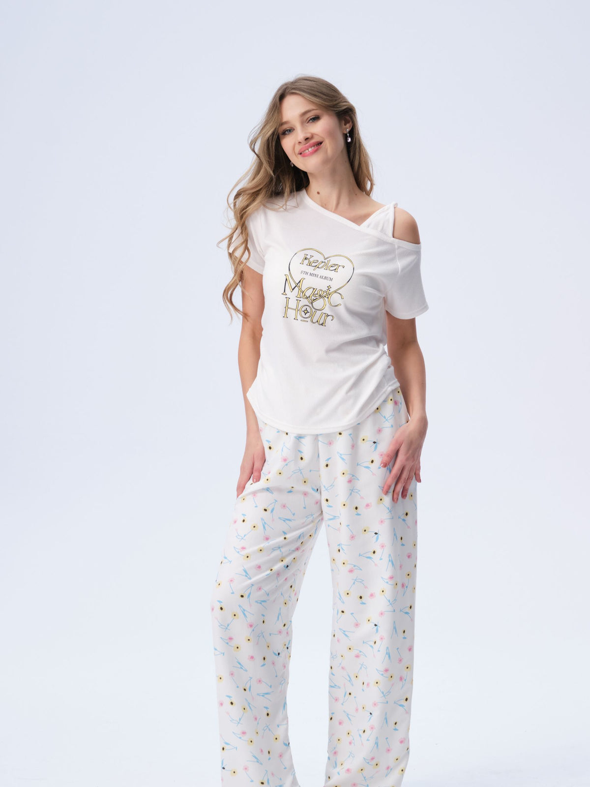 بيجامة نسائية - قطعتين (3XL-6XL)