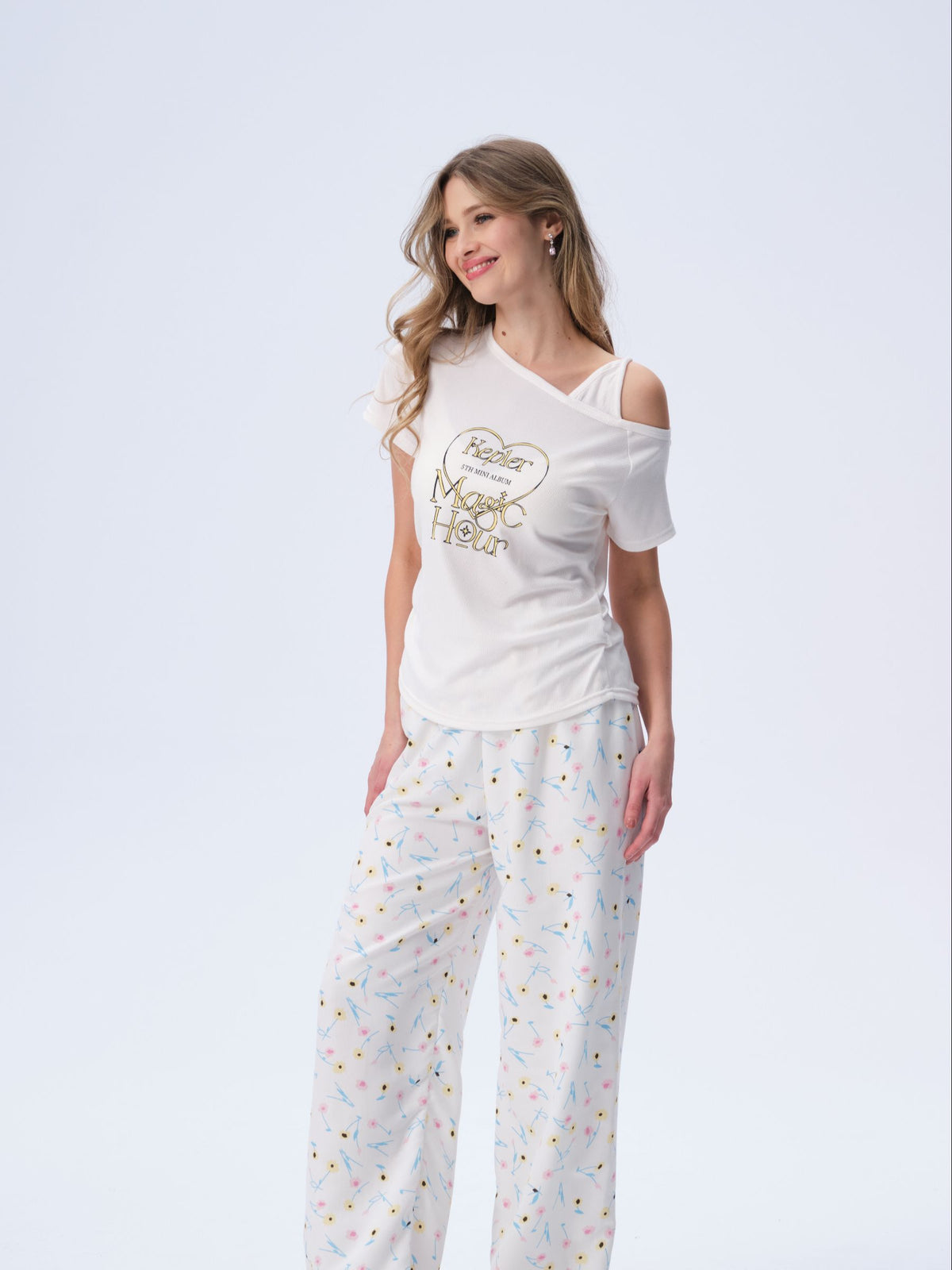 بيجامة نسائية - قطعتين (3XL-6XL)