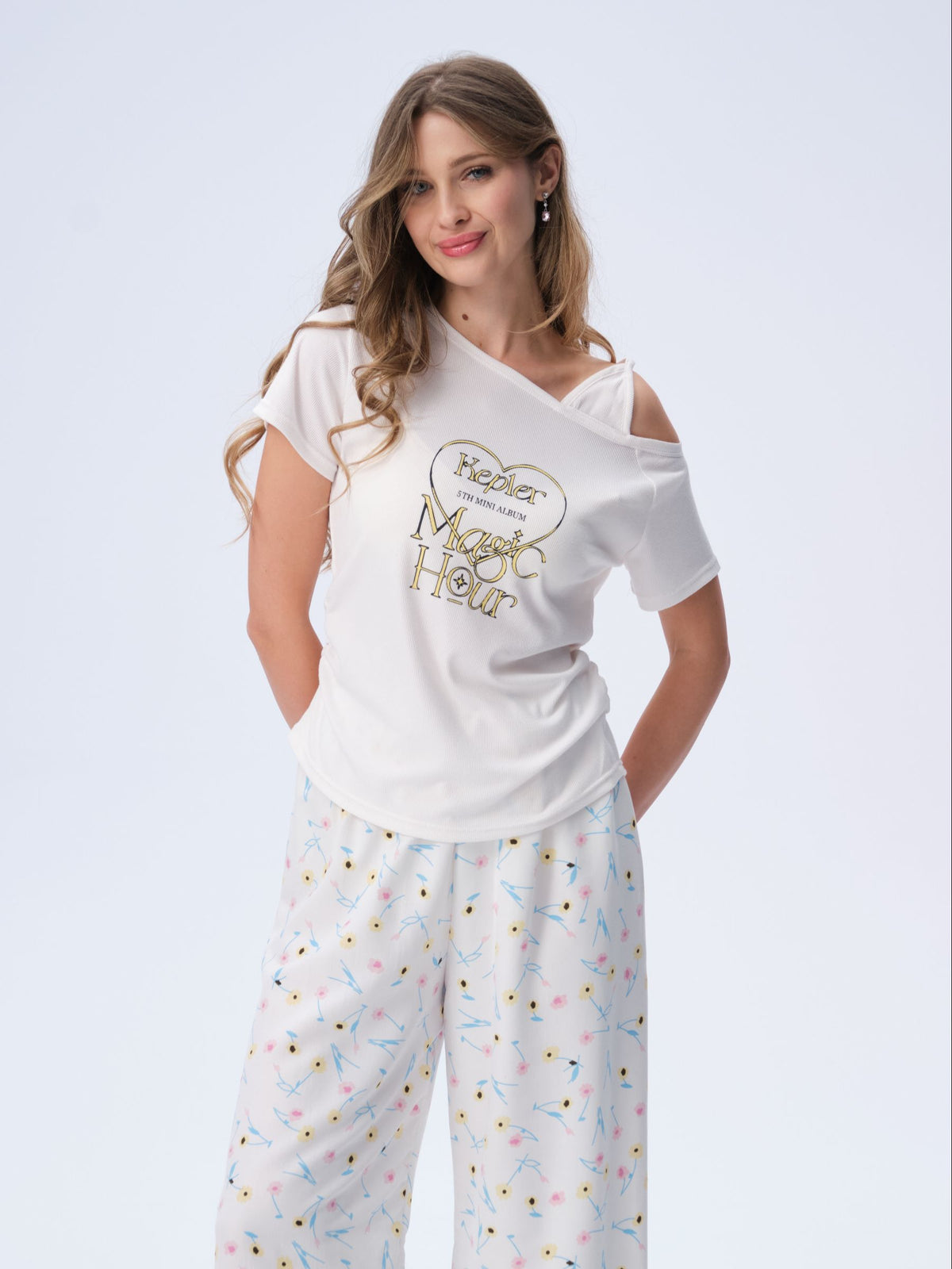 بيجامة نسائية - قطعتين (3XL-6XL)