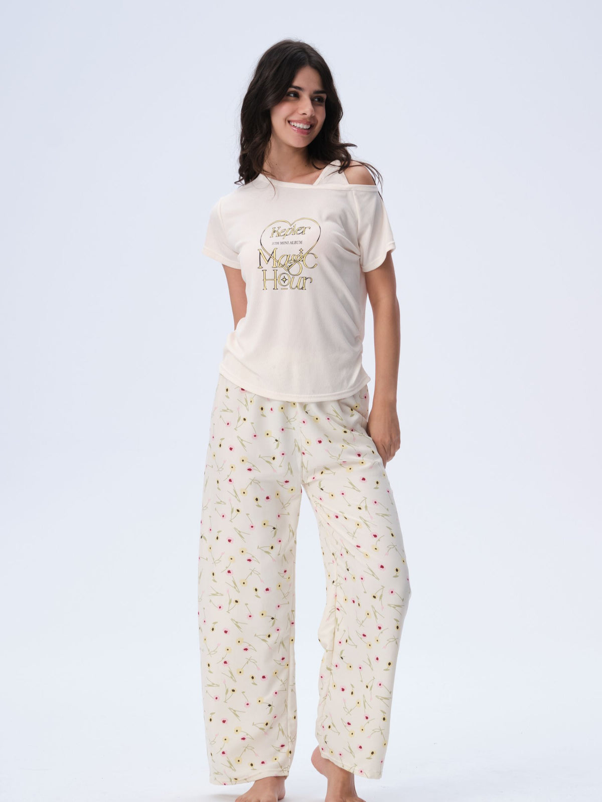 بيجامة نسائية - قطعتين (3XL-6XL)