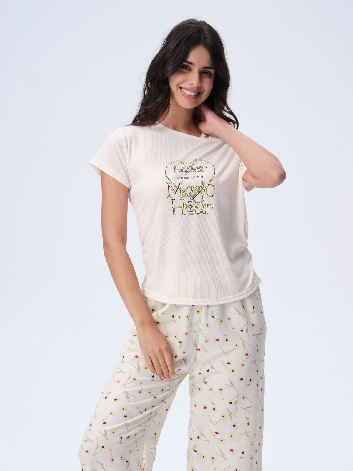 بيجامة نسائية - قطعتين (3XL-6XL)