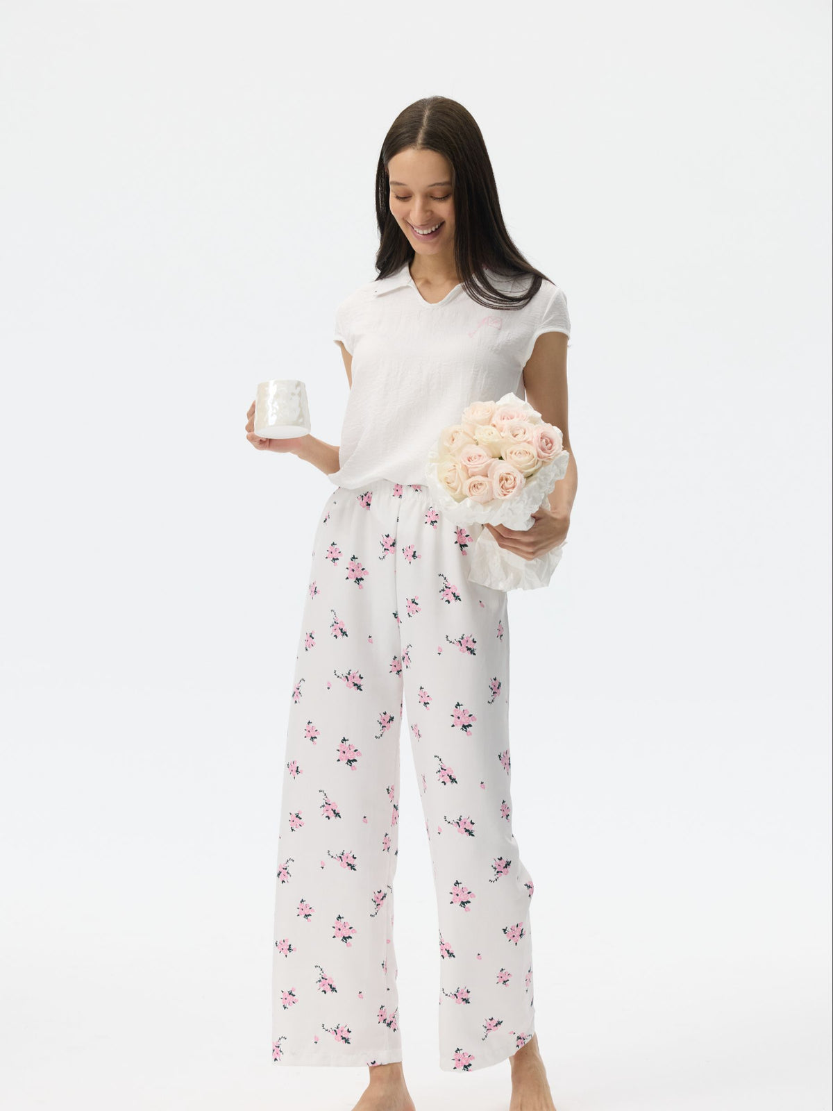 بيجامة نسائية - قطعتين (3XL-6XL)