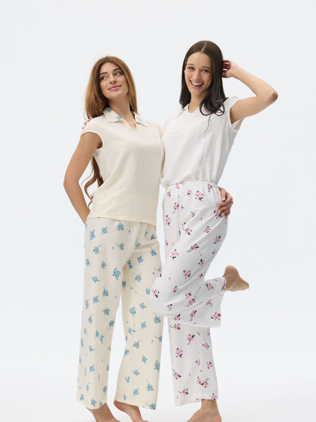 بيجامة نسائية - قطعتين (3XL-6XL)