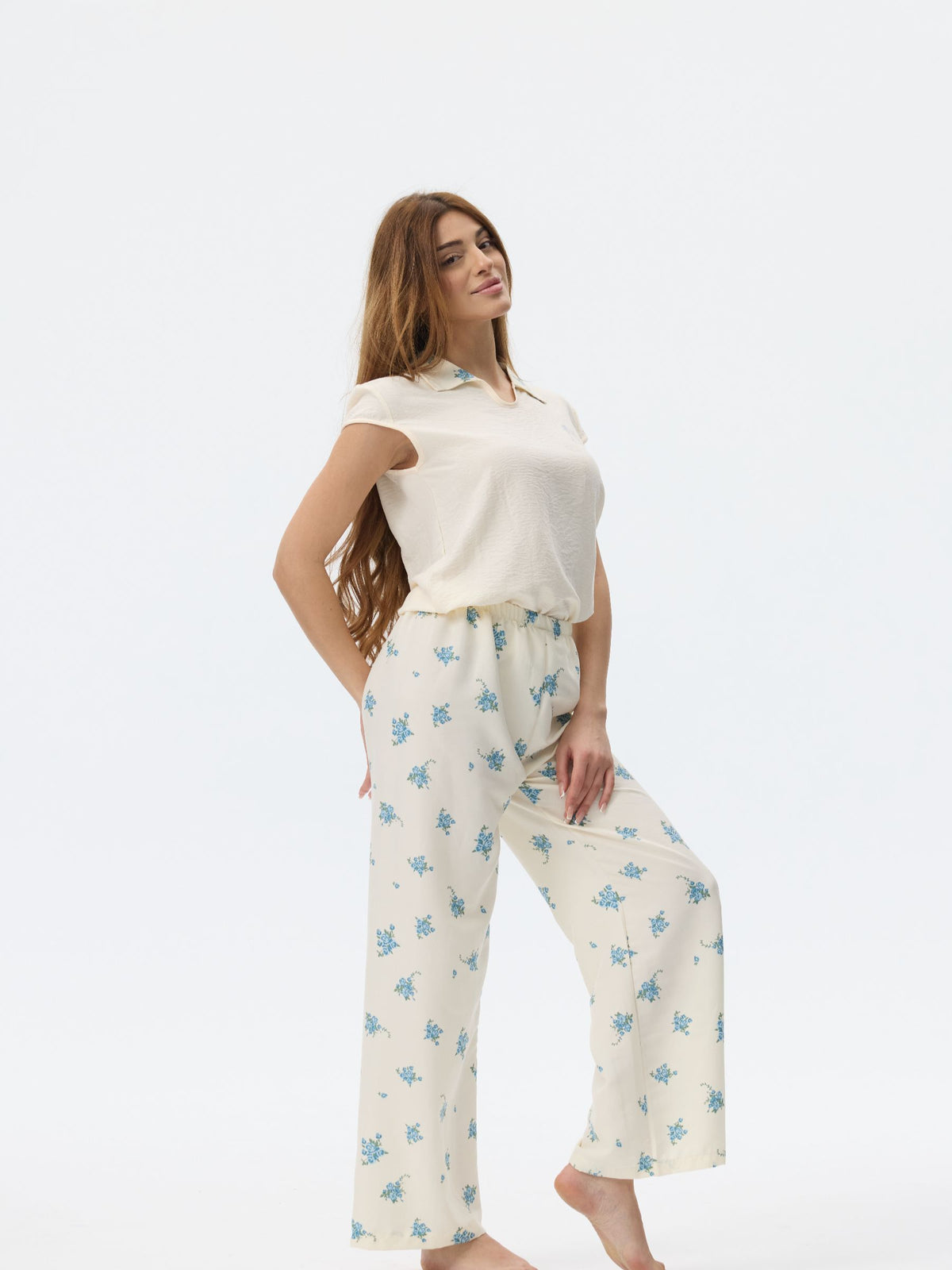بيجامة نسائية - قطعتين (3XL-6XL)