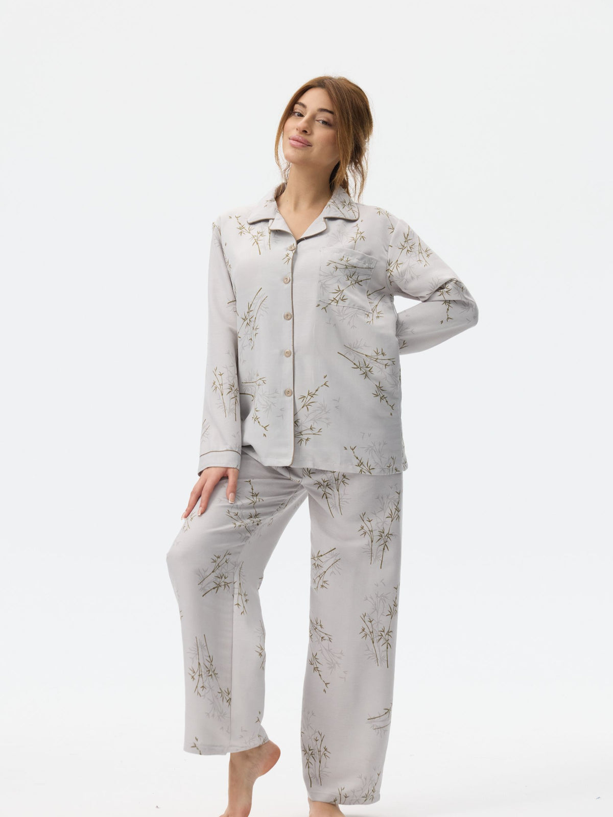 بيجامة نسائية - قطعتين (M-2XL)