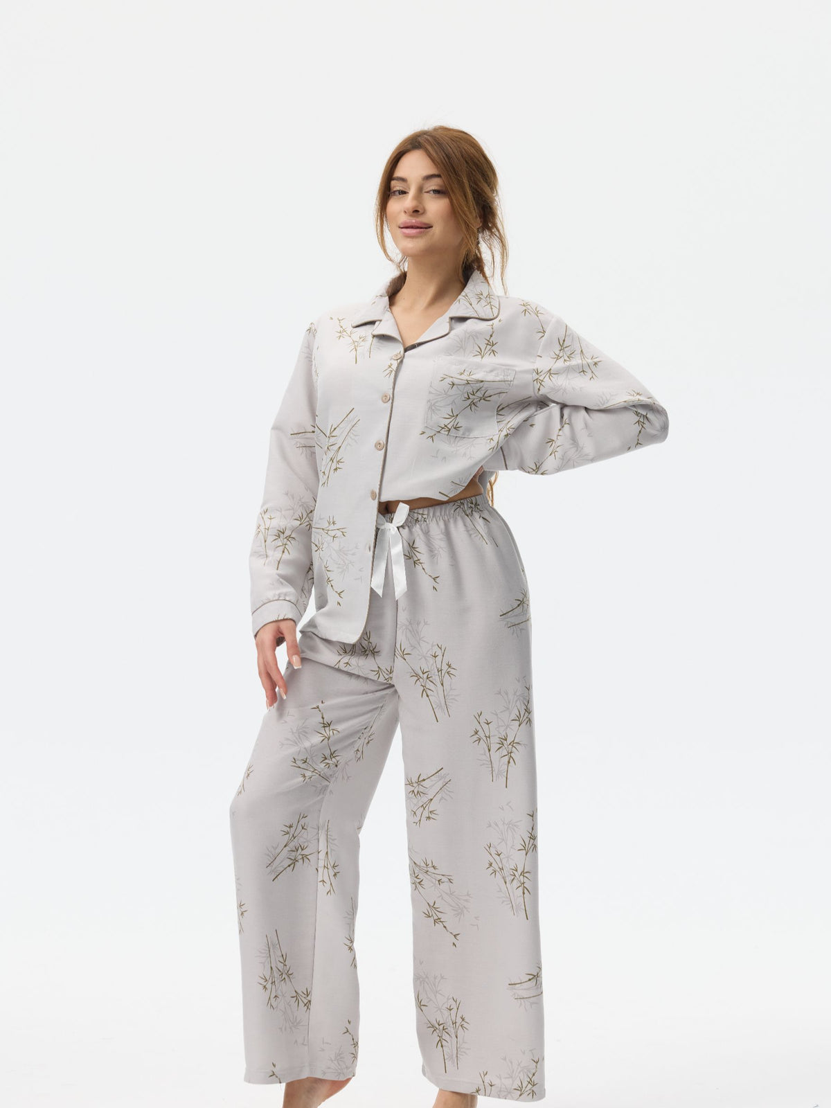 بيجامة نسائية - قطعتين (3XL-6XL)