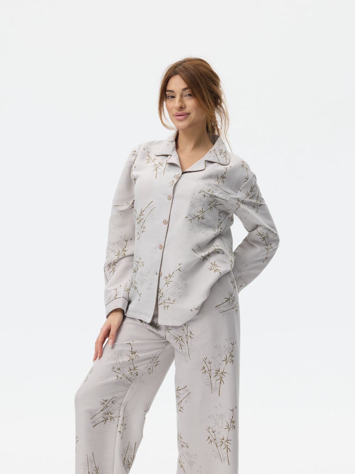 بيجامة نسائية - قطعتين (3XL-6XL)