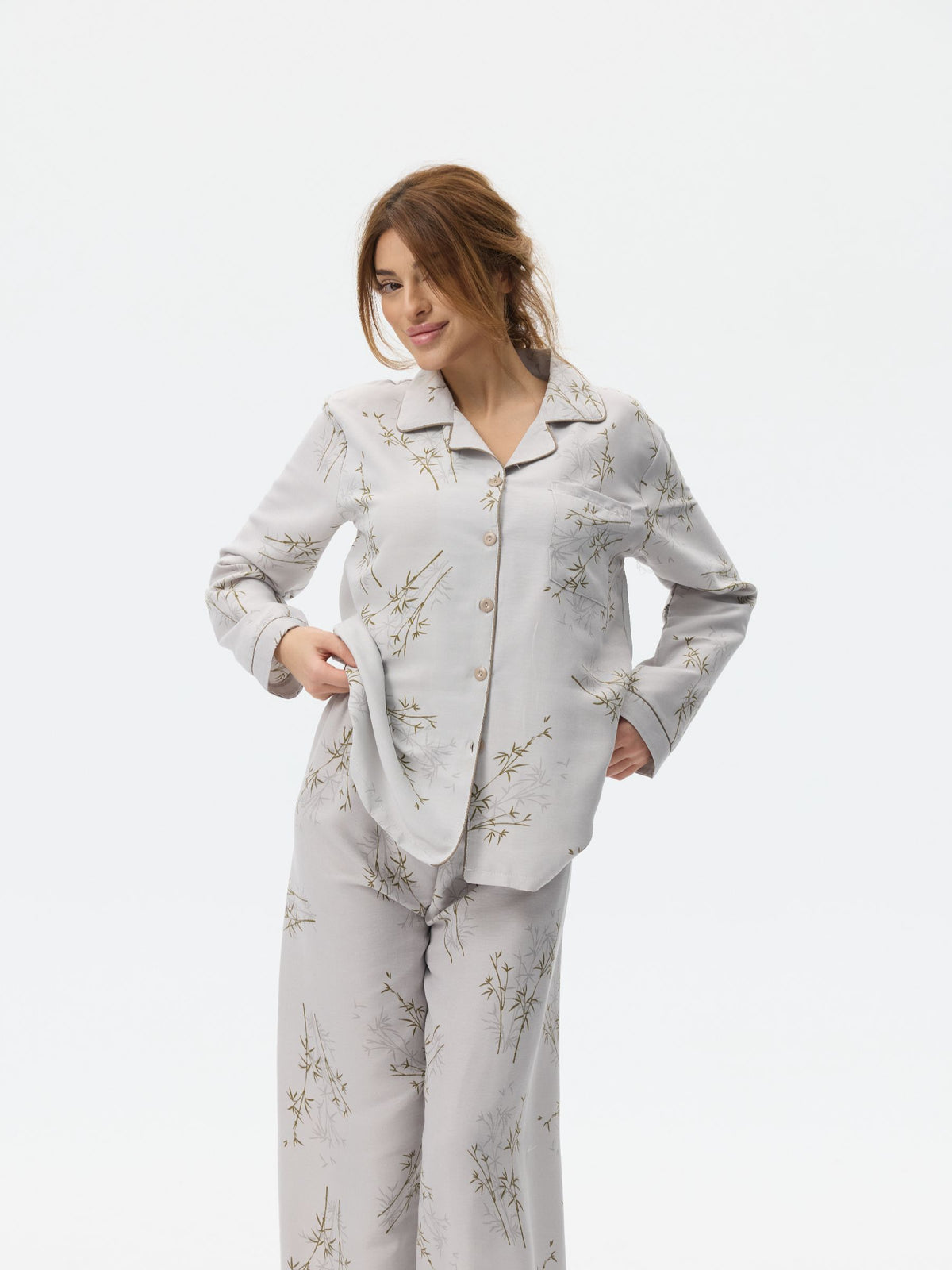 بيجامة نسائية - قطعتين (M-2XL)