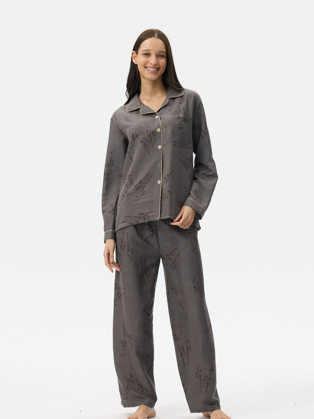 بيجامة نسائية - قطعتين (M-2XL)