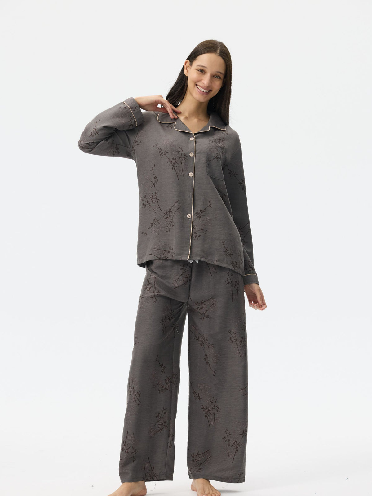 بيجامة نسائية - قطعتين (M-2XL)