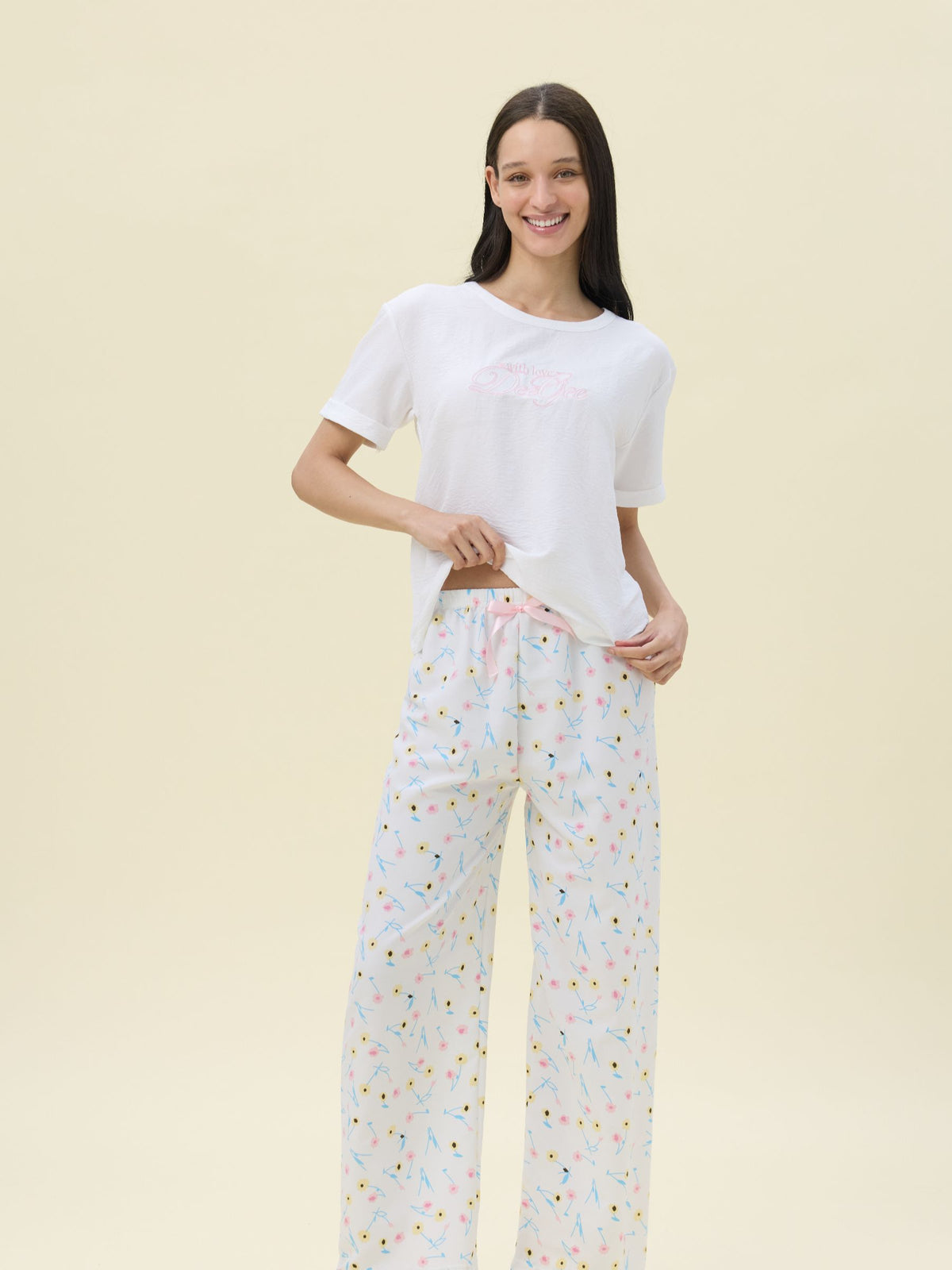 بيجامة نسائية - قطعتين (3XL-6XL)