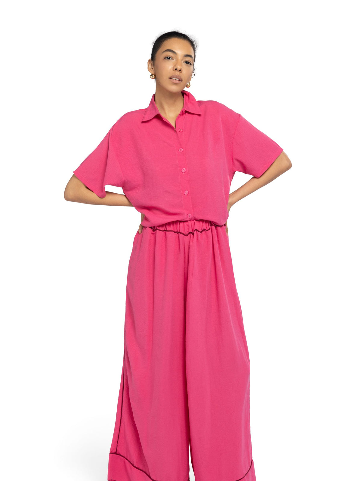 بيجامة نسائية - قطعتين (M-2XL)