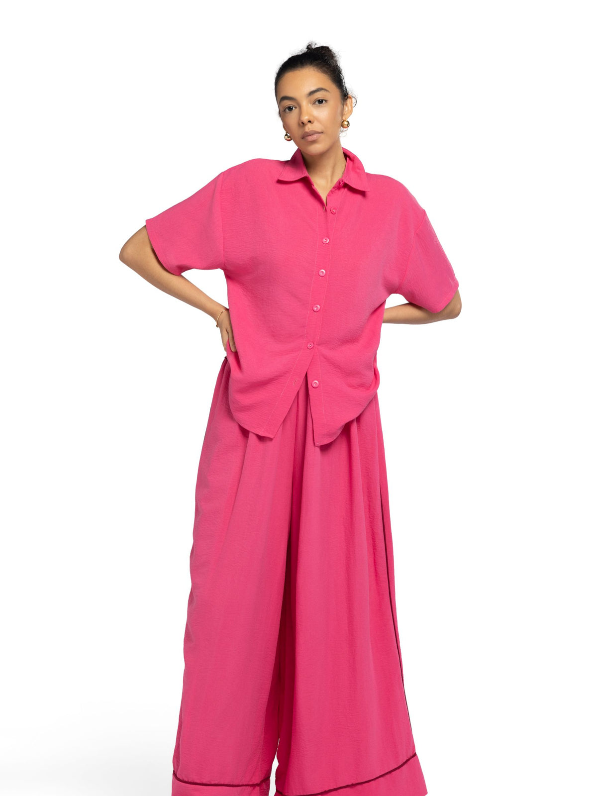 بيجامة نسائية - قطعتين (M-2XL)