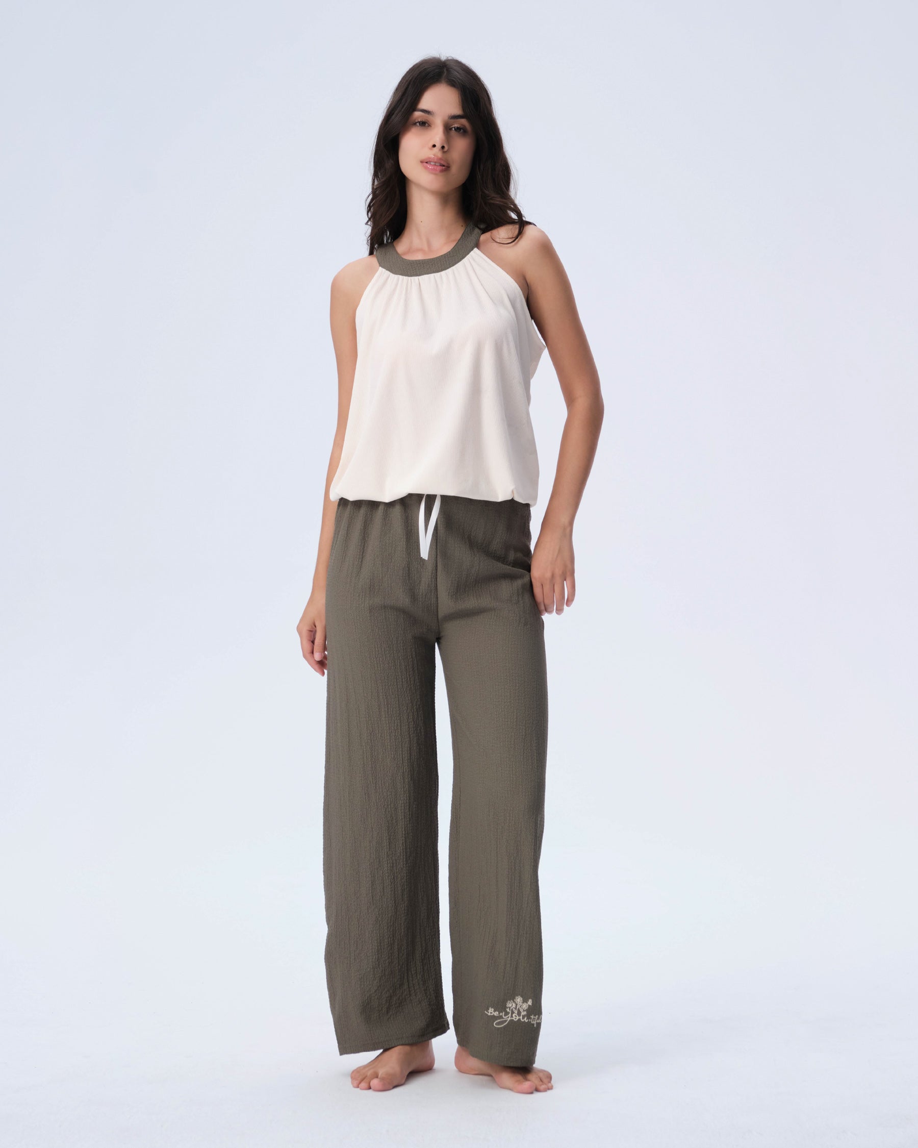 بيجامة نسائية - قطعتين (M-2XL)