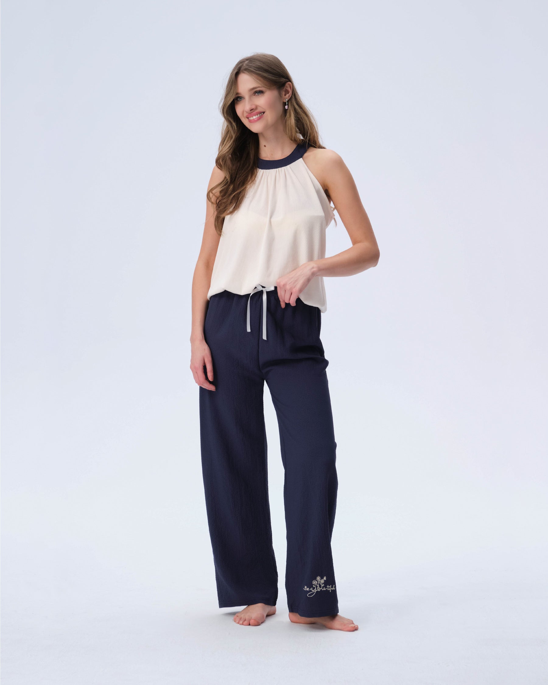 بيجامة نسائية - قطعتين (M-2XL)