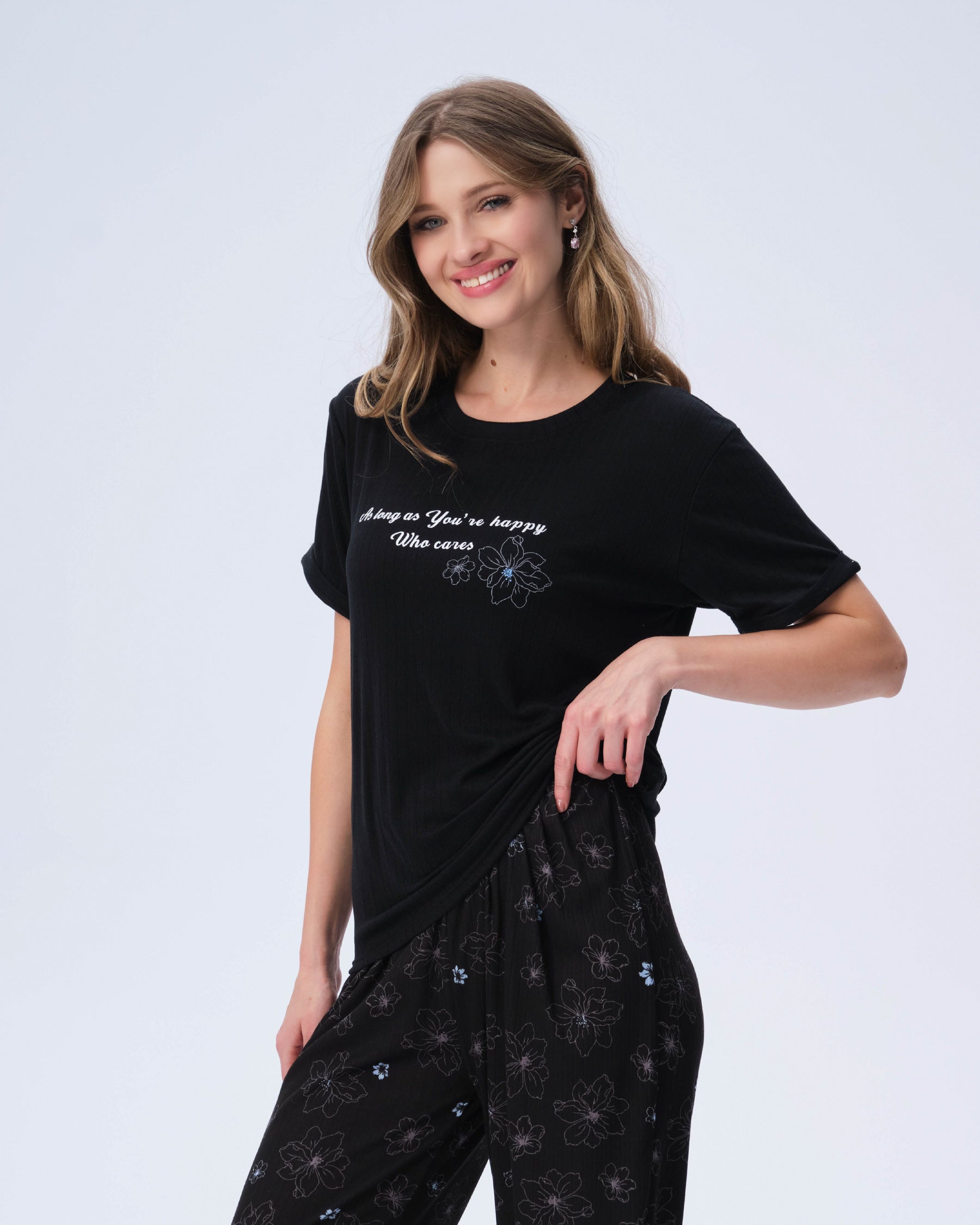 بيجامة نسائية - قطعتين (3XL-6XL)