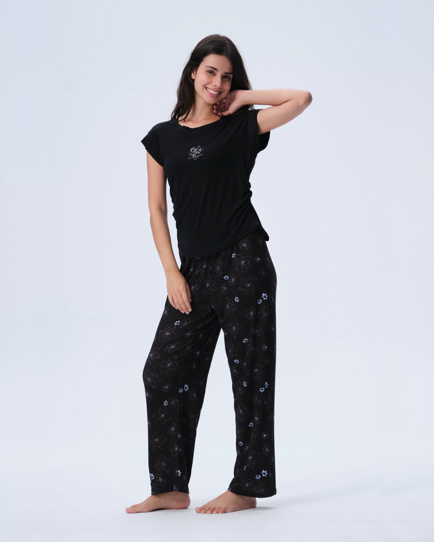بيجامة نسائية - قطعتين (M-2XL)