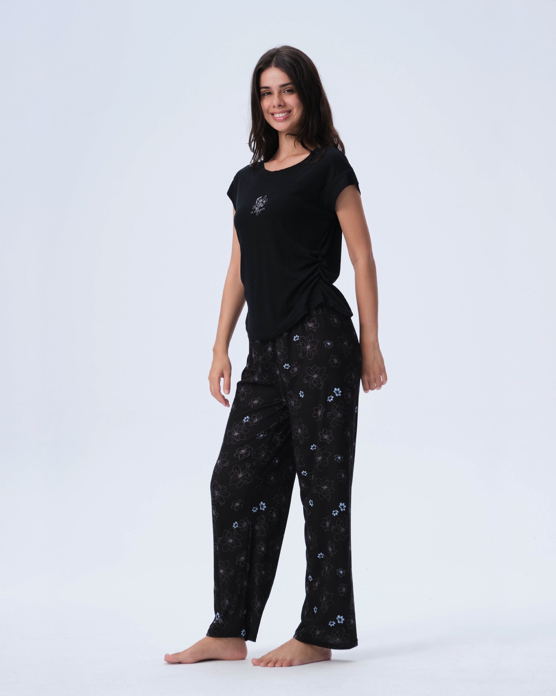 بيجامة نسائية - قطعتين (M-2XL)