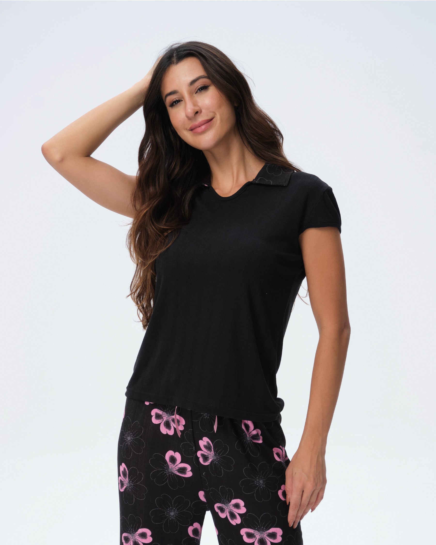 بيجامة نسائية - قطعتين (M-2XL)