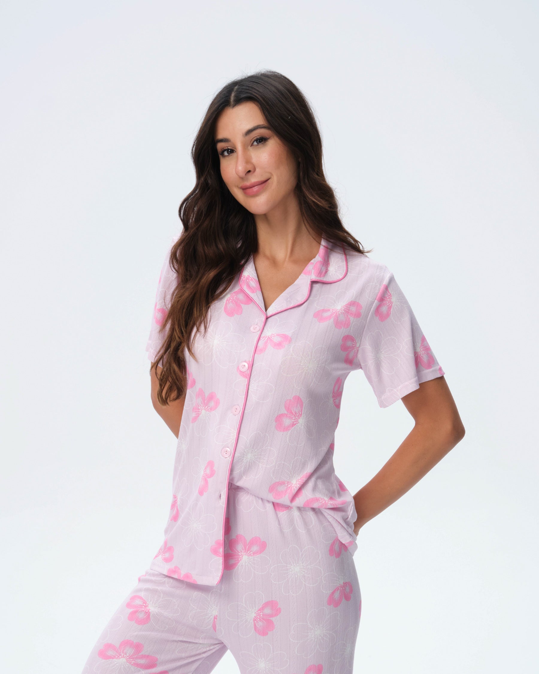 بيجامة نسائية - قطعتين (M-2XL)
