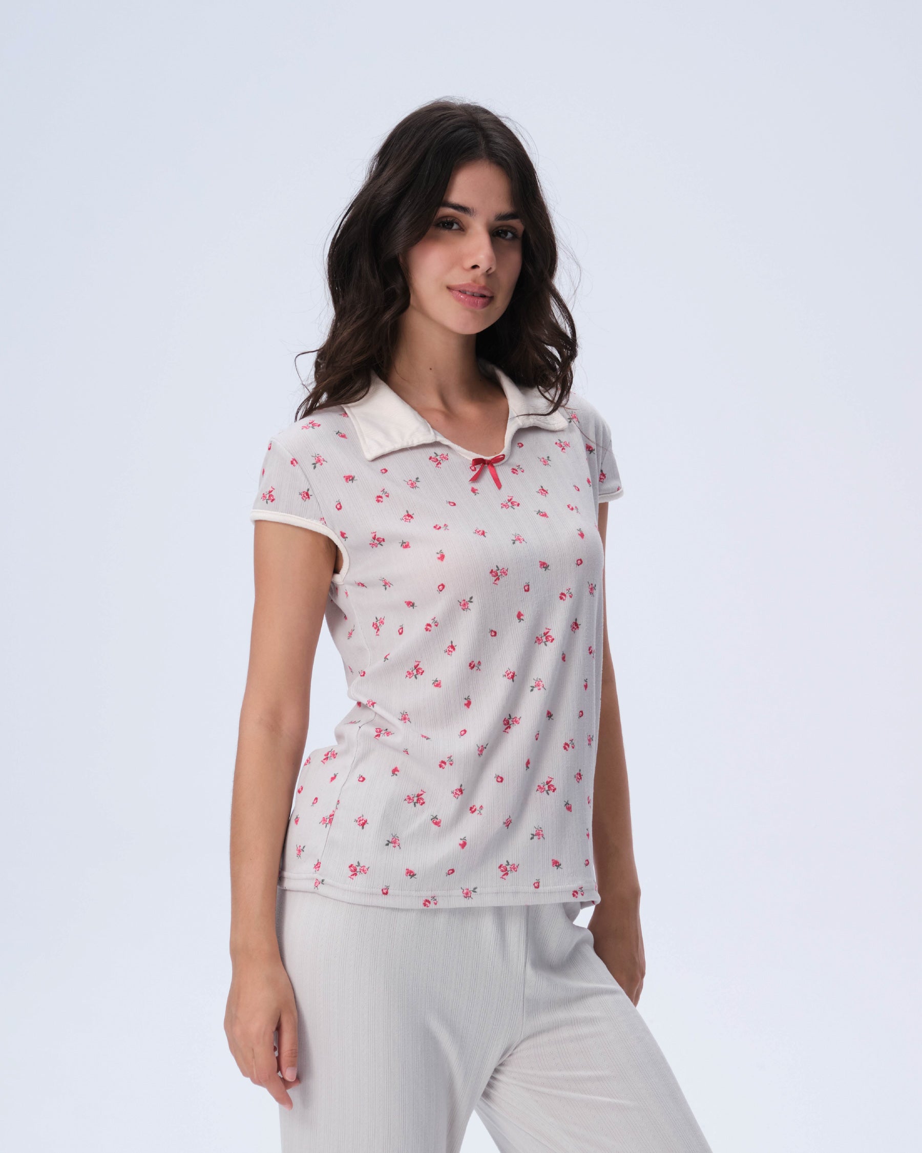 بيجامة نسائية - قطعتين (M-2XL)