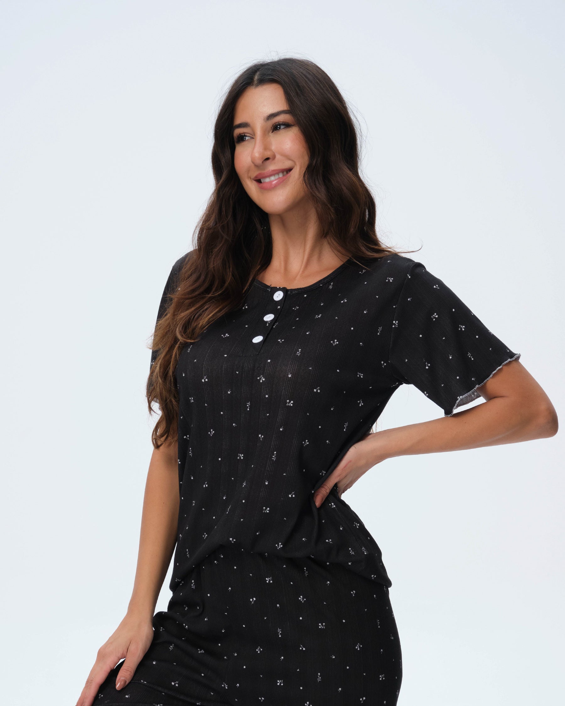 بيجامة نسائية - قطعتين (3XL-6XL)