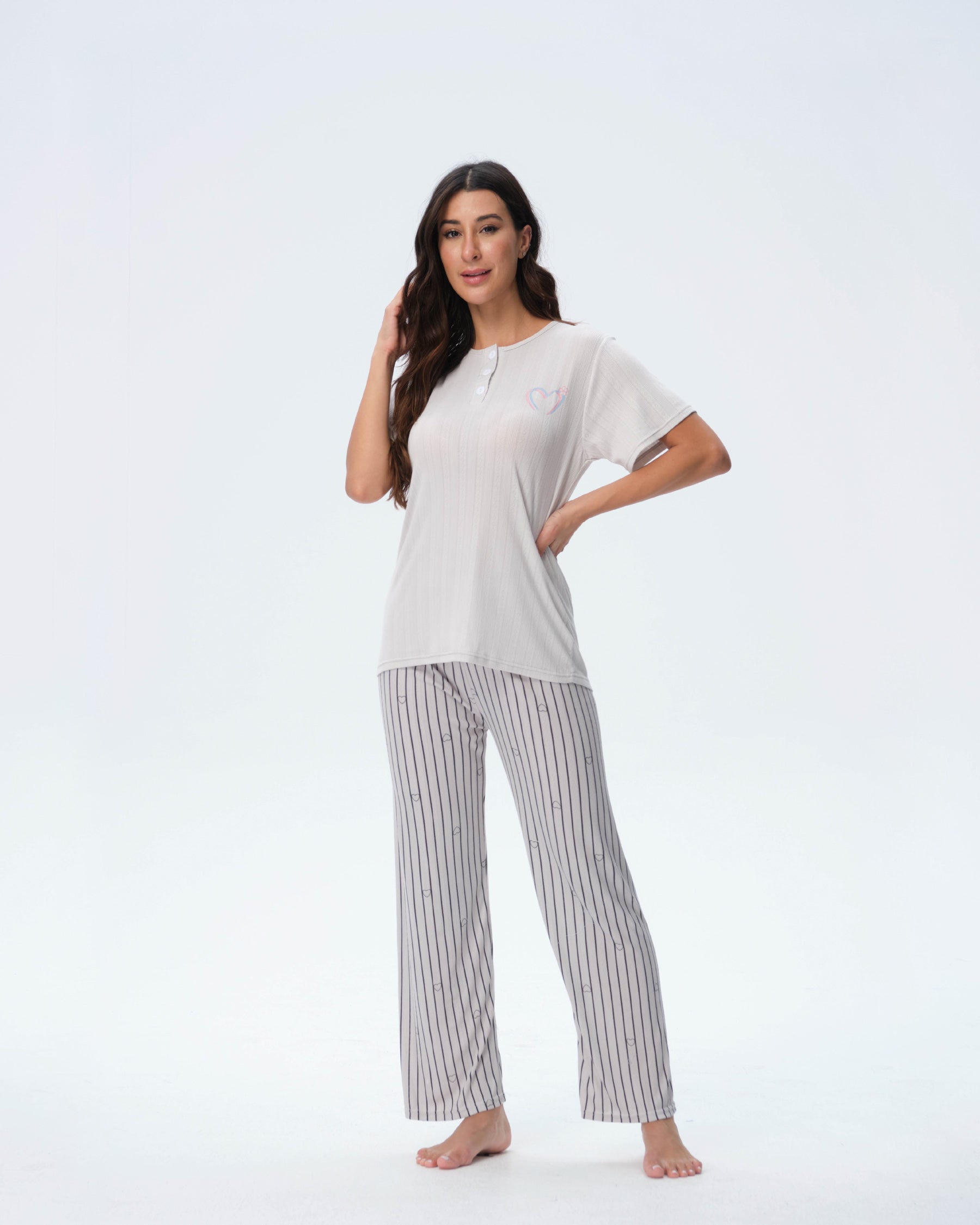 3 PCS/SET-WOMEN'S PAJAMAS (M-2XL)