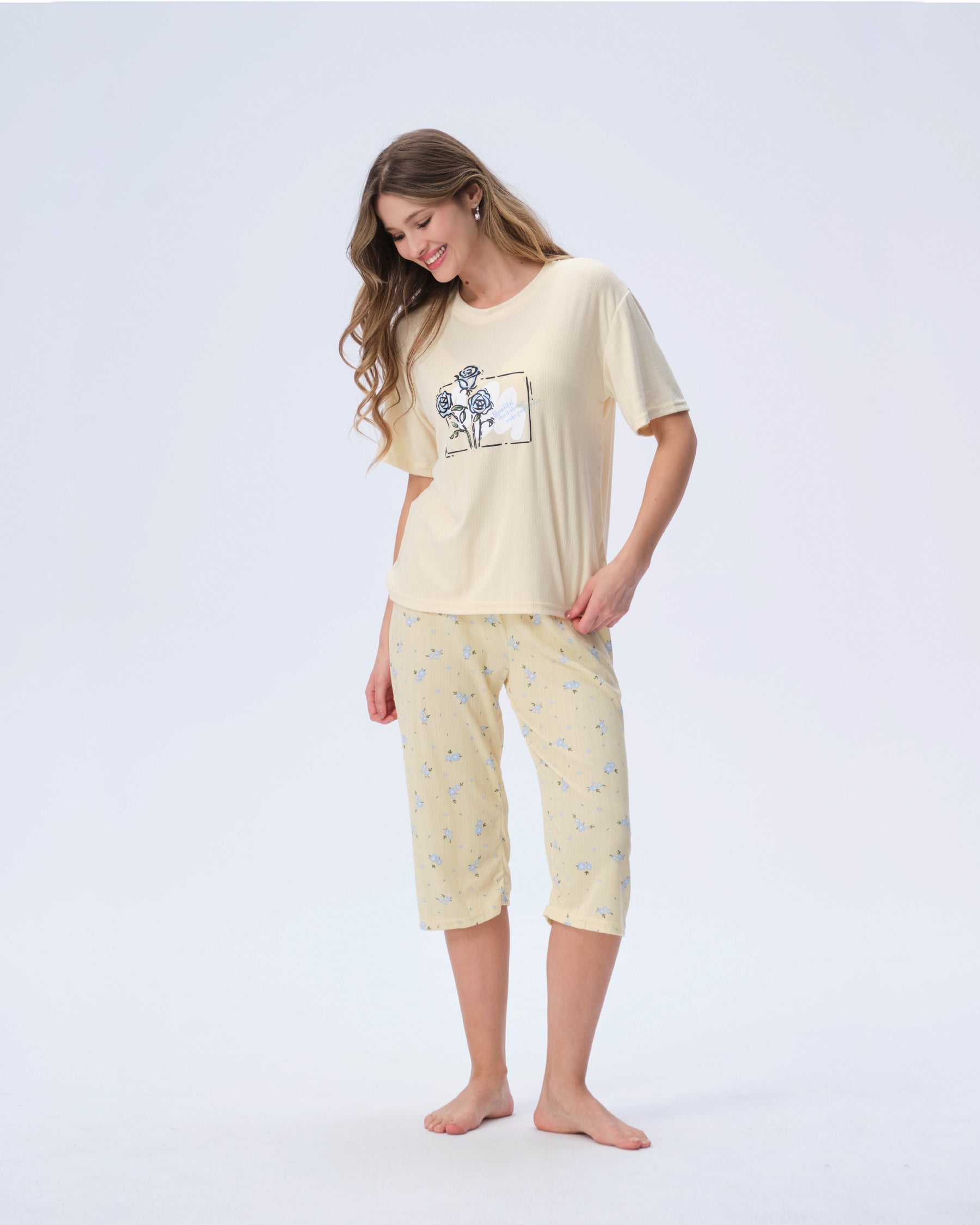 بيجامة نسائية - قطعتين (3XL-6XL)
