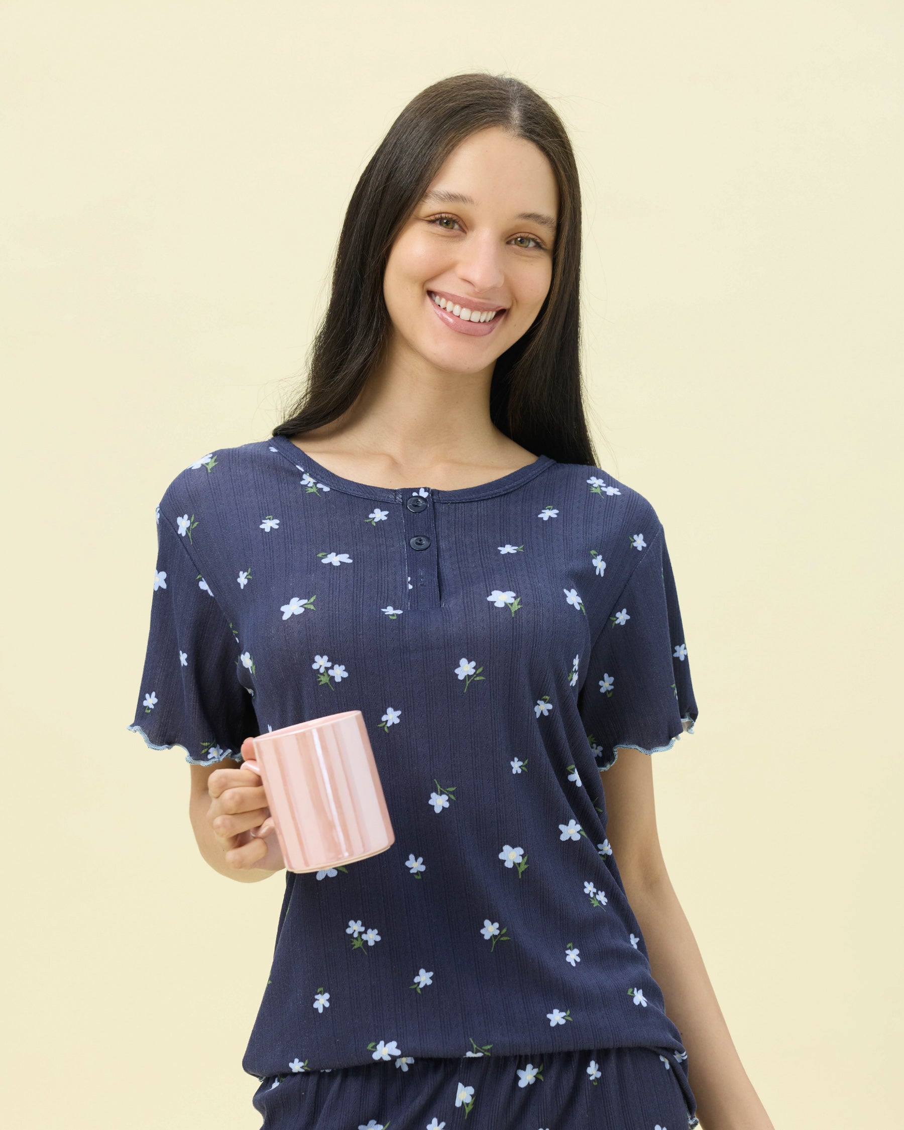 بيجامة نسائية - قطعتين (3XL-6XL)