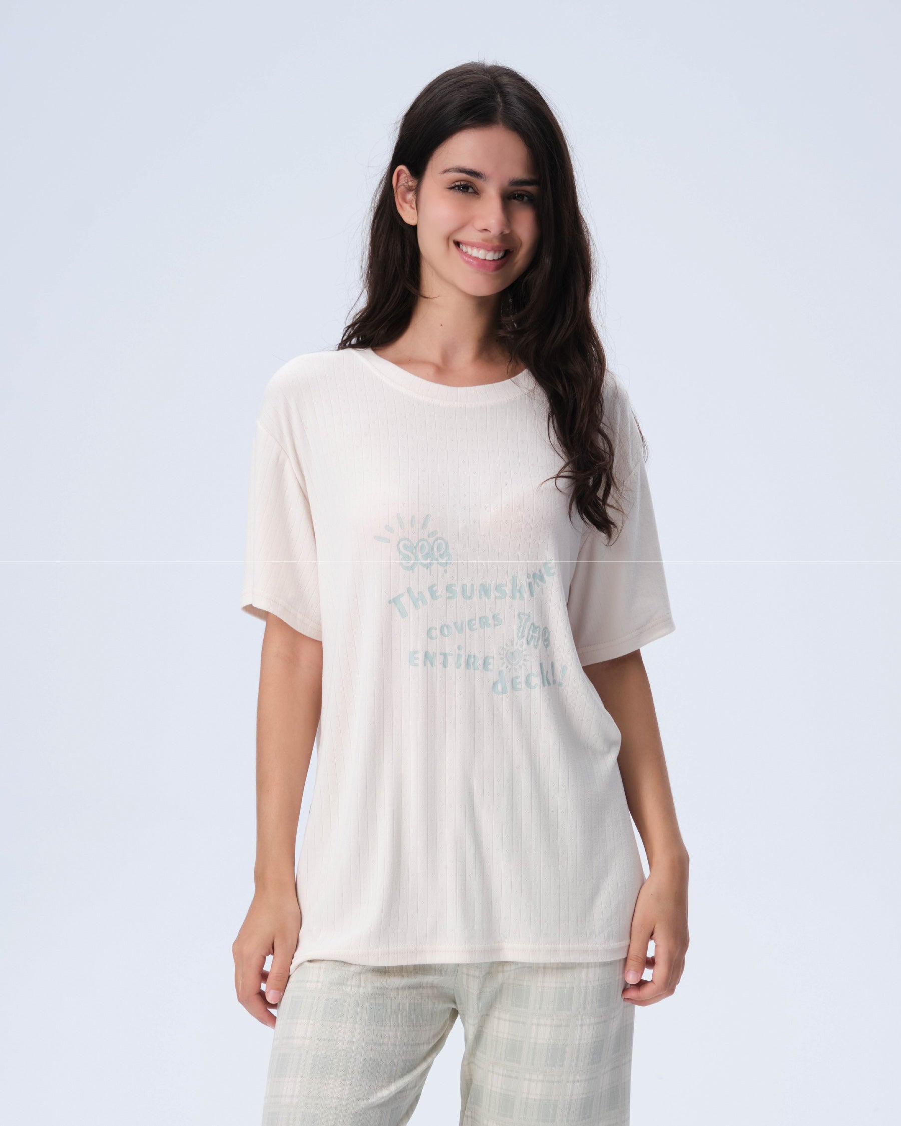 بيجامة نسائية - قطعتين (M-2XL)