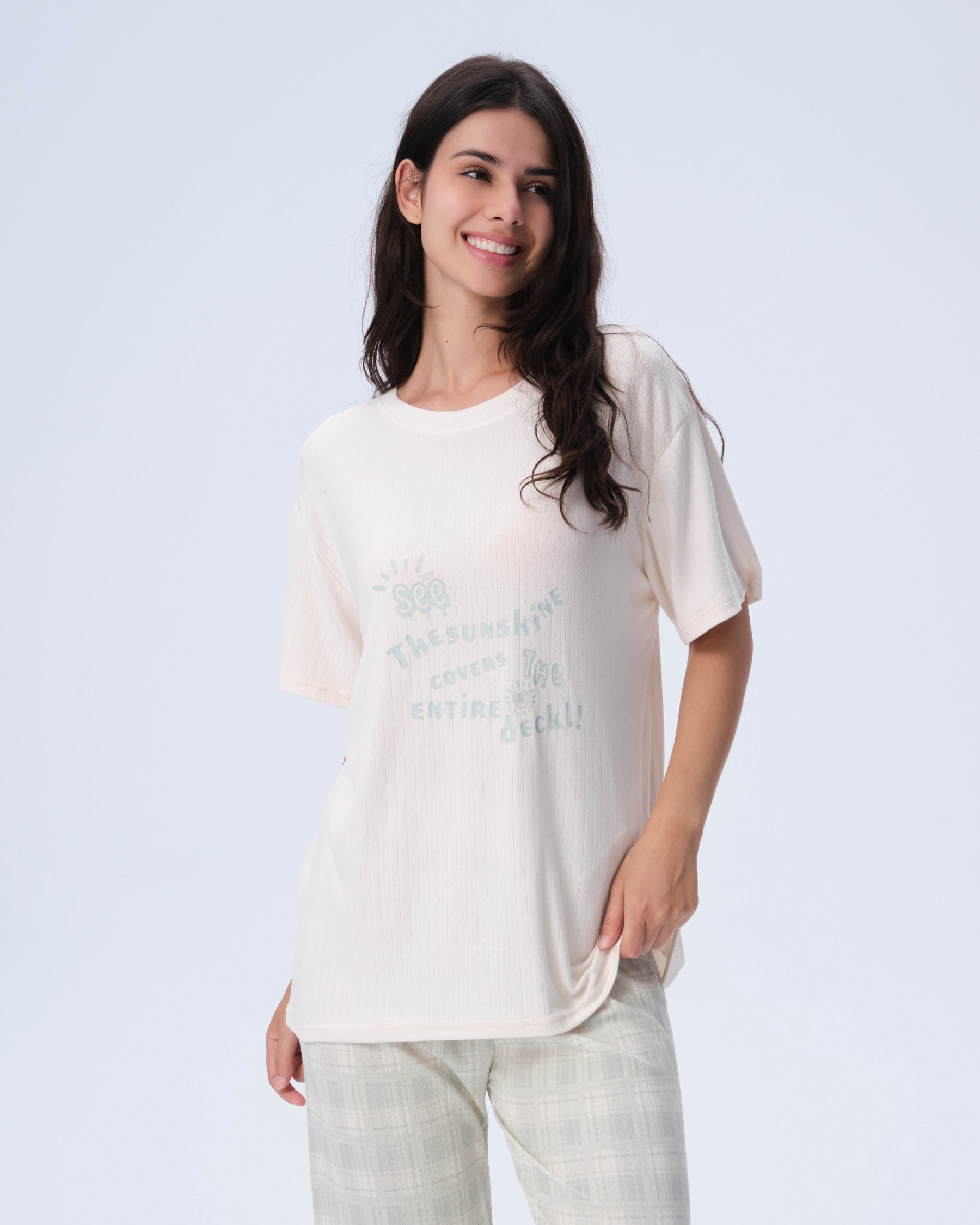 بيجامة نسائية - قطعتين (3XL-6XL)