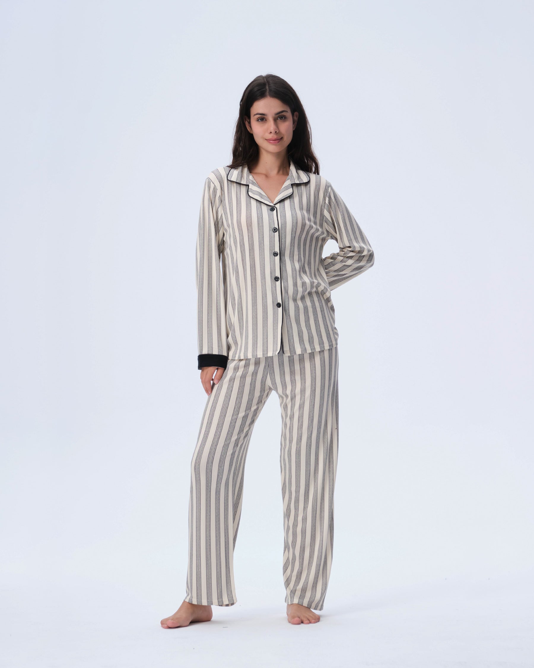 بيجامة نسائية - قطعتين (M-2XL)