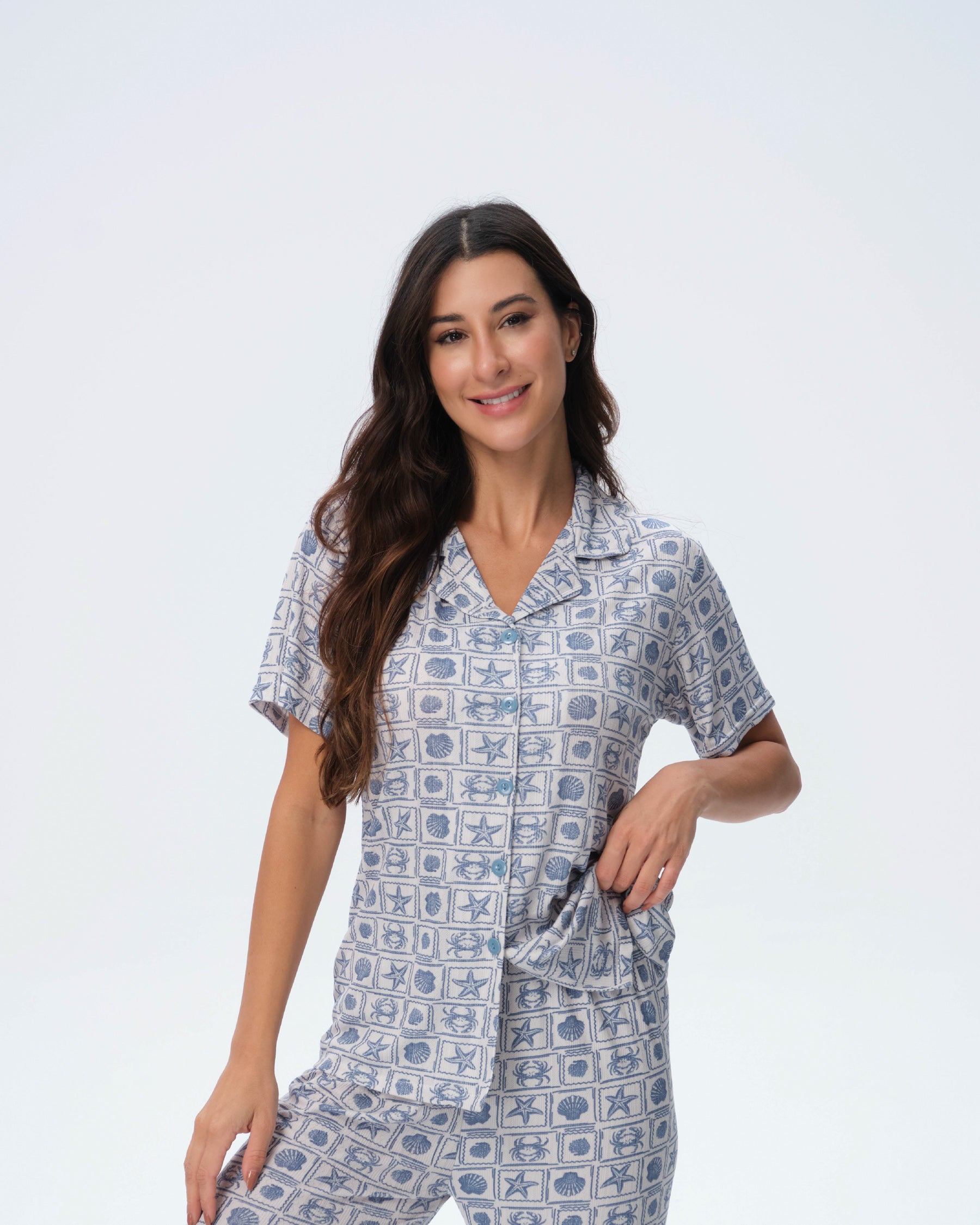 بيجامة نسائية - قطعتين (3XL-6XL)