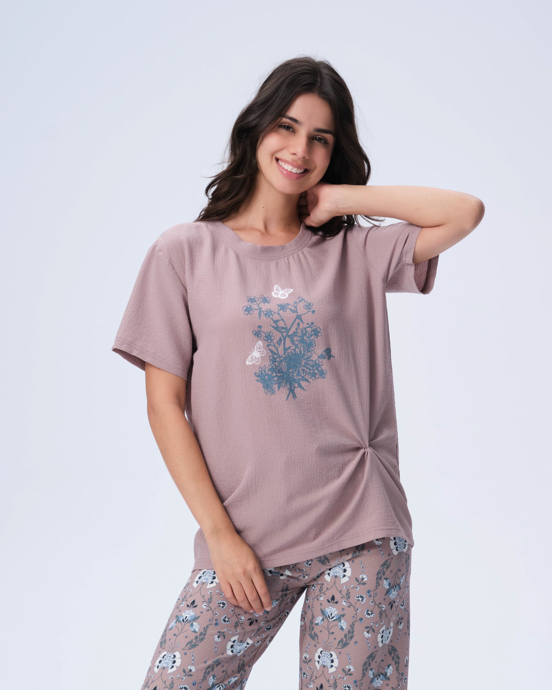 بيجامة نسائية - قطعتين (3XL-6XL)